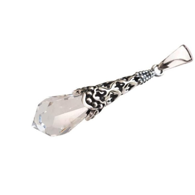 Silver pendant with Swarovski crystal W 2035
