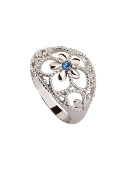 Silver ring with Swarovski crystals PK 2021