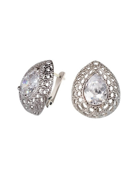 Silver earrings with cubic zirconia K3 2025 Silver earrings with cubic zirconia K3 2025