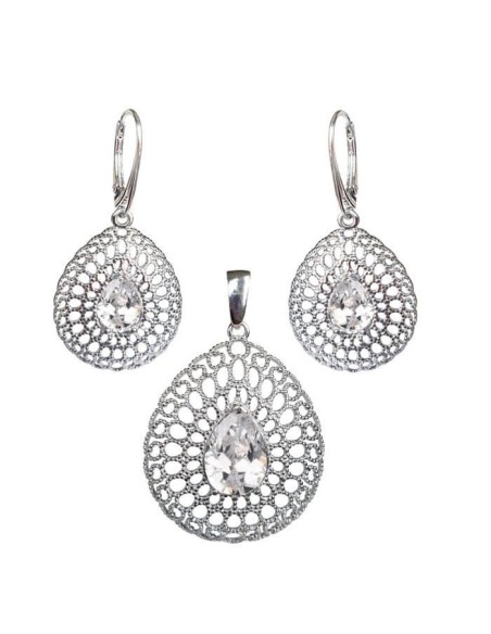 Silver Zirconia Earrings K 2025