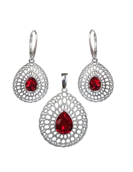 Silver pendant with Swarovski crystal W 2025