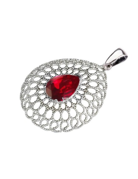 Silver pendant with Swarovski crystal W 2025