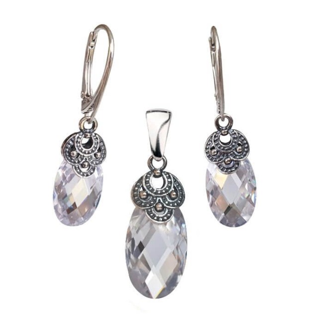 Silver pendant with cubic zirconia W 2037