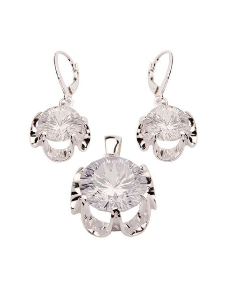 Silver ring with zirconia PK 954