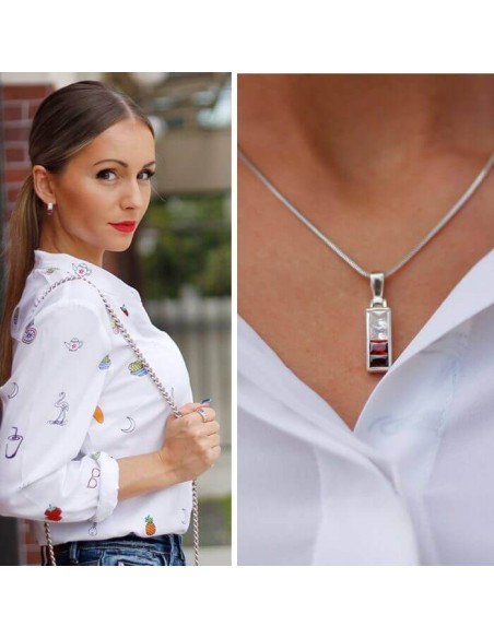 Bransoletka srebrna z cyrkoniami L 673|Polcaratdesign.pl Biżuteria