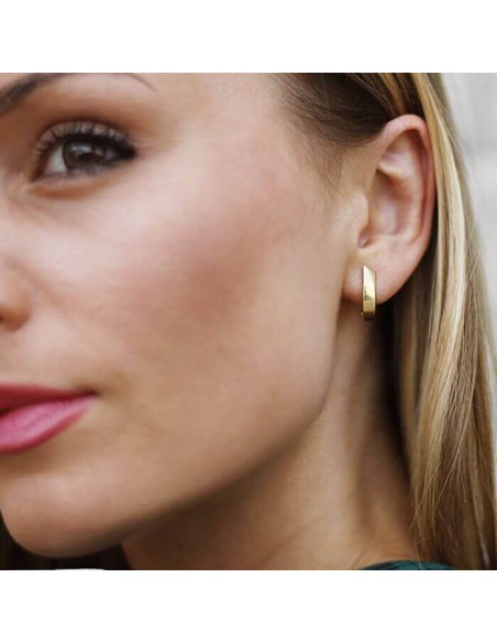 Pozłacane srebrne kolczyki K3 1151|Polcaratdesign.pl Biżuteria