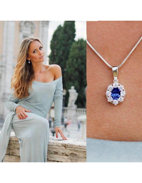 Set of silver zircons KPL 1627