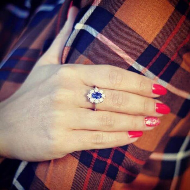 Set of silver zircons KPL 1627