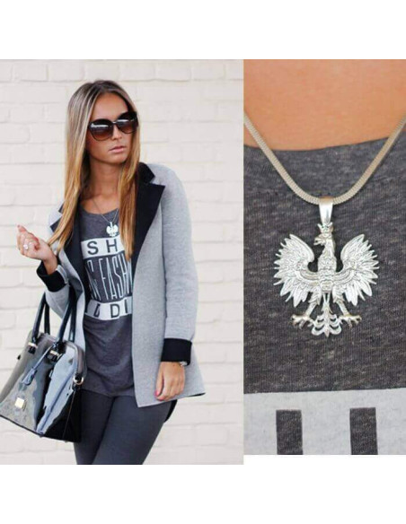 Silver pendant Eagle medium W2 1656
