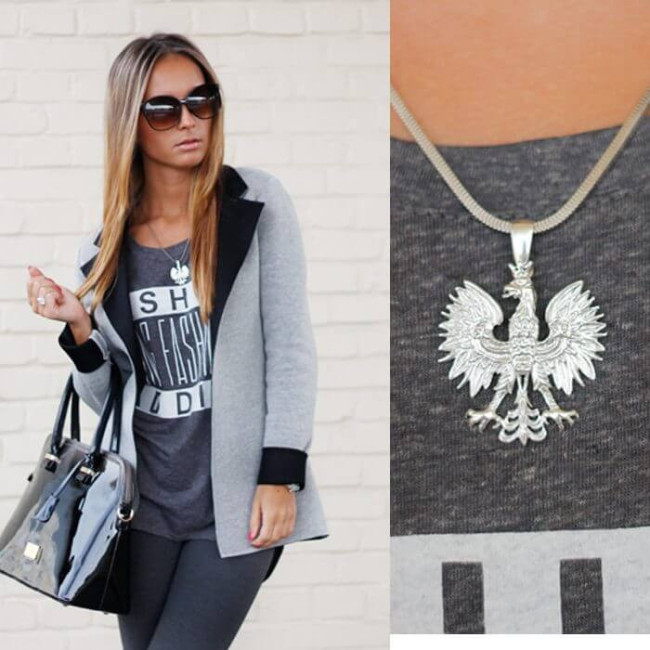 Silver pendant Eagle small W1 1656