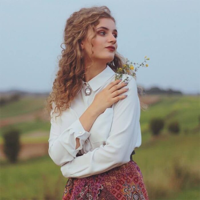 Oxidized silver earrings with zircon K 1777