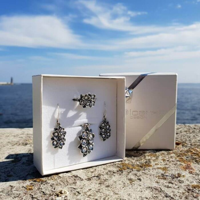 Silver oxidized ring PK 2026