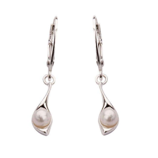 Silver set with pearls KPL 971 Pearl