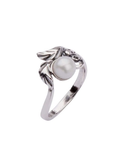 Silver ring with pearl PK 1563