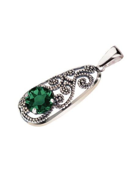 Silver pendant with crystal W 2068 Silver pendant with crystal W 2068