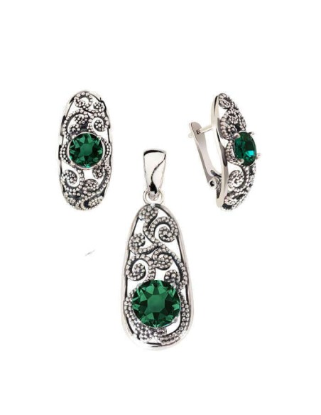 Silver pendant with crystal W 2068 Silver pendant with crystal W 2068