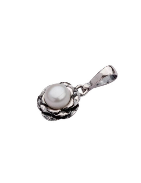 Silver set with pearls KPL 761 White Pearl