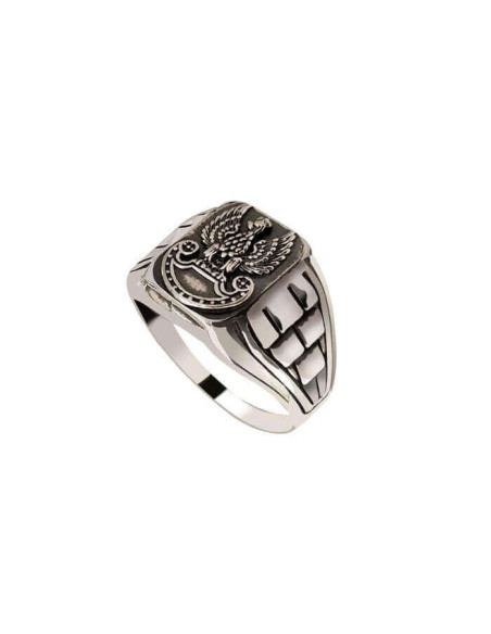 Silver signet ring Eagle PB 400