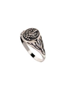 Silver signet ring Eagle PB 399
