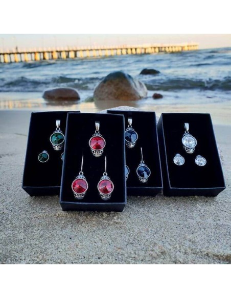 Oxidized silver ring Swarovski Elements PK 2067