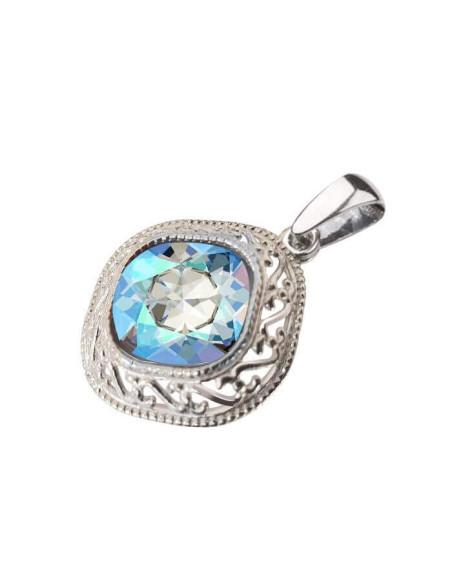 Rodowany wisiorek srebrny Swarovski Elements W 1893|Polcaratdesign.pl Biżuteria