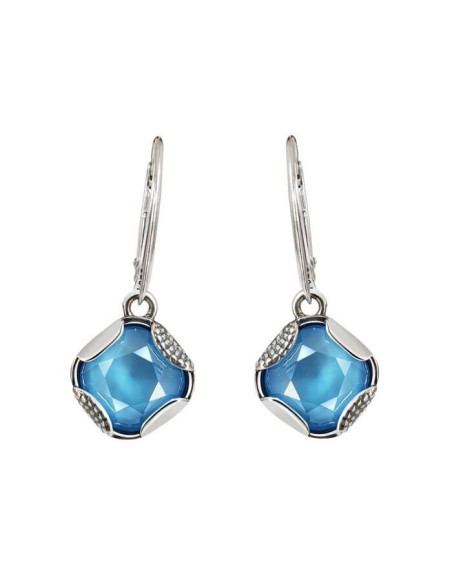 Silver set (earrings and pendant) with Swarovski crystals KPL 2048