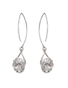 Silver K 3001 Zircon Earrings