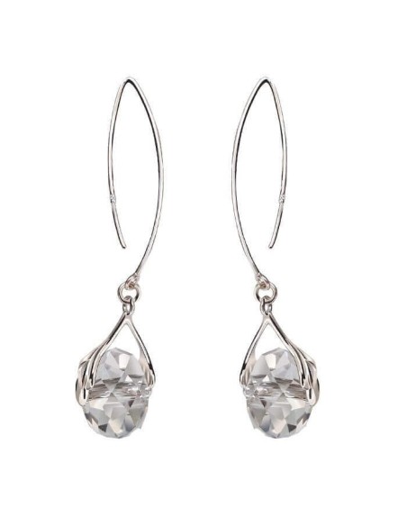 Silver K 3001 Zircon Earrings