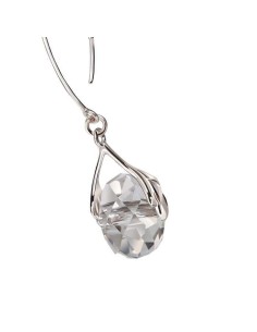 Silver K 3001 Zircon Earrings 2