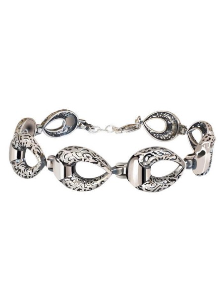 Srebrna bransoletka L 1938|Polcaratdesign.pl Biżuteria