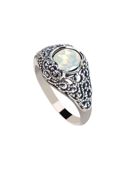 Silver ring with crystal PK 2084