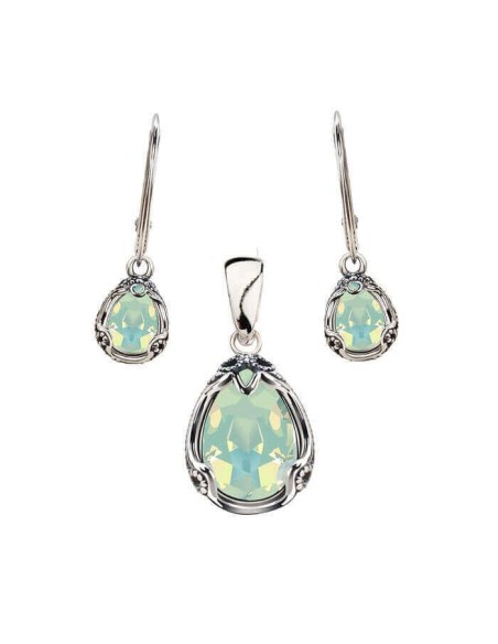 Silver pendant with crystal W 2084 Silver pendant with crystal W 2084