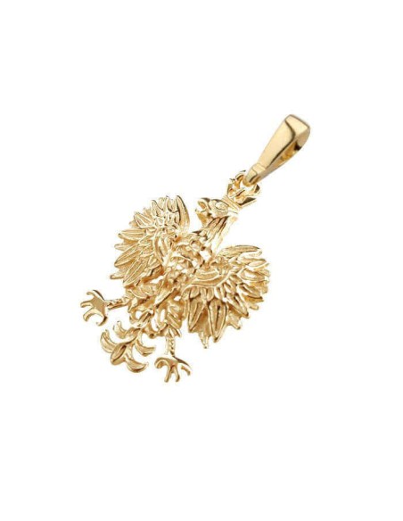 Gilded silver pendant Eagle small W1 1656
