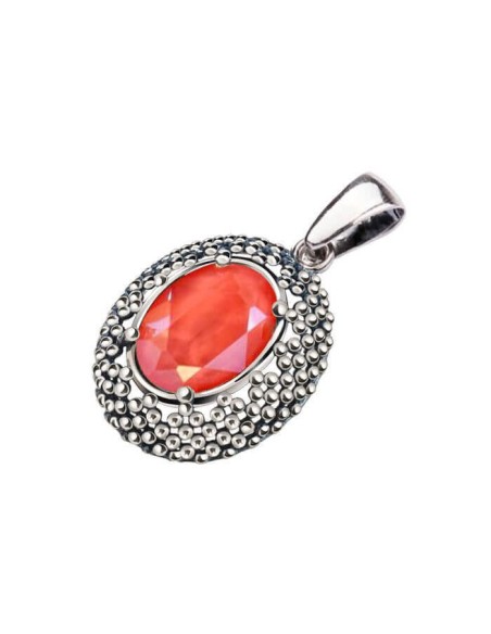 Silver pendant with Swarovski crystal W 2093