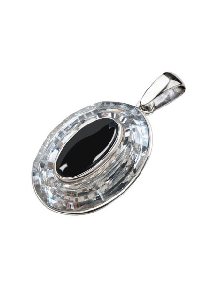 Silver pendant with Swarovski crystal W 1706