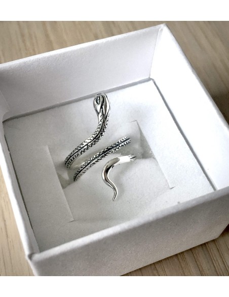 Silver ring VIPER universal size PK 407