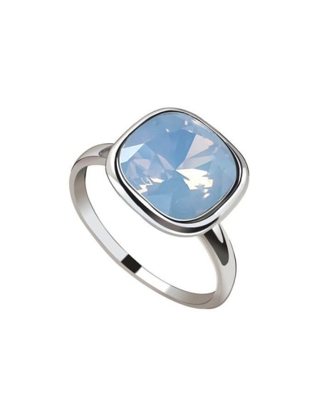 Pierścionek srebrny swarovski air blue 2092