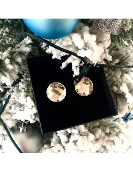 Elegant silver swarovski clips KL 4001 Polcarat Design