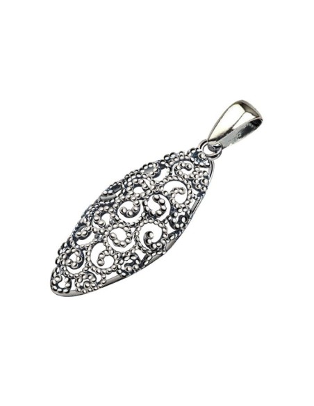 Srebrny oksydowany wisiorek W 2083|Polcaratdesign.pl Biżuteria