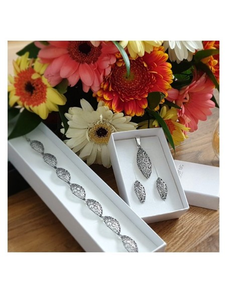 Silver oxidized ring PK 2083 Polcarat Design