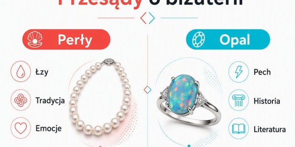 Opal przynosi pecha, perły łzy? Przesądy o biżuterii, symbolika, nieszczęście