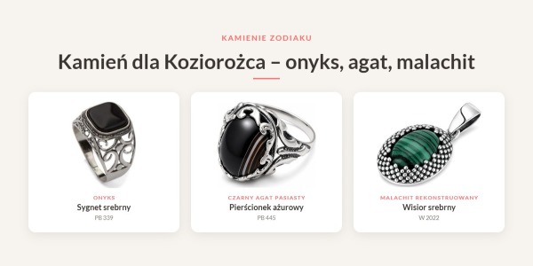 Kamień dla Koziorożca – granat, onyks i kwarc dymny. Jaki kamień zodiakalny i biżuteria dla Koziorożca?