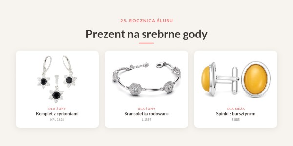 Prezent na srebrne gody – co kupić na 25. rocznicę ślubu? Pomysły na biżuterię ze srebra