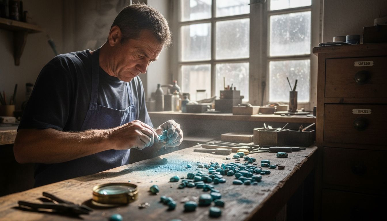 Jak powstaje biżuteria z turkusem – od kamienia do sztuki - symbolika turkusu i jego naturalne piękno