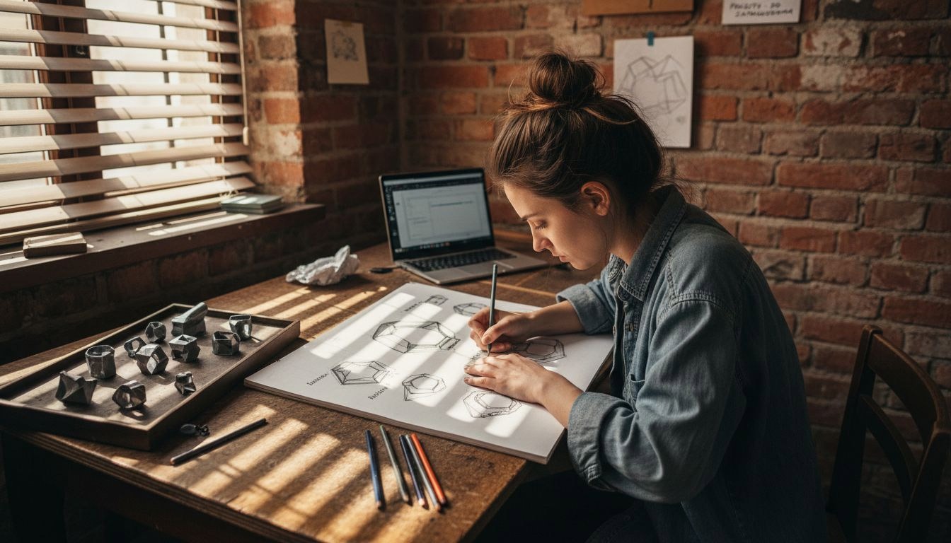 Jak wygląda biżuteria przyszłości? Co AI, druk 3D, wzornictwo i rzemiosło mają ze sobą wspólnego – przewodnik krok po kroku