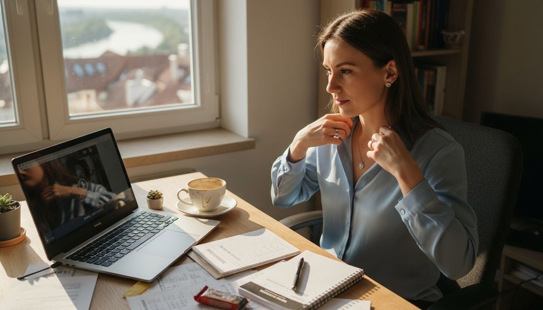 Jaka Biżuteria do pracy zdalnej – elegancja na wizji, stylizacja online