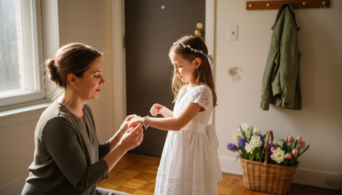 Cyrkonie i kryształy na komunie 2026 – elegancki przewodnik stylizacji: trend, kreacje, biżuteria - co ubrać na komunię?