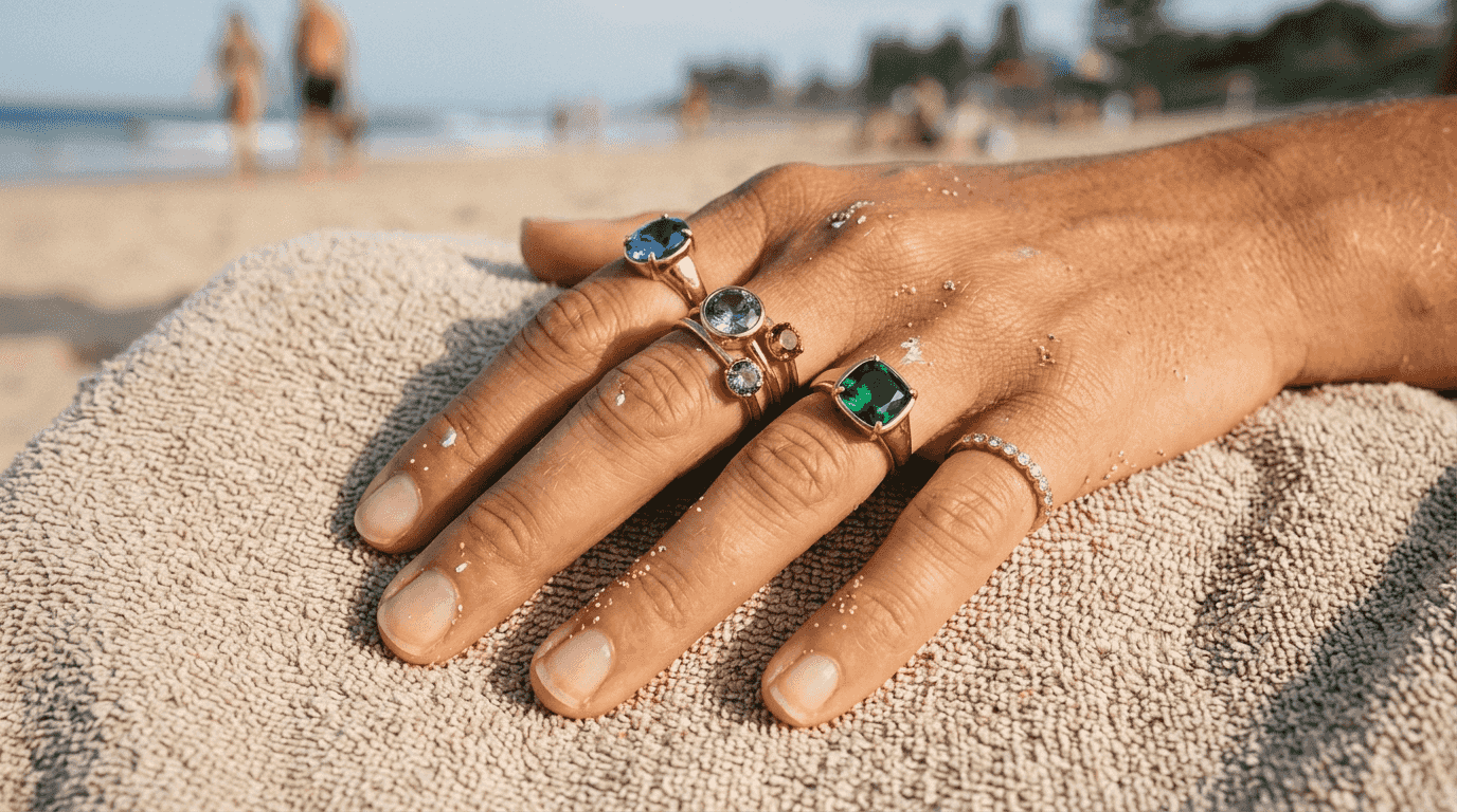 Biżuteria z cyrkoniami na wakacje i opaleniznę – komplety biżuterii - idealne zestawienia 2026