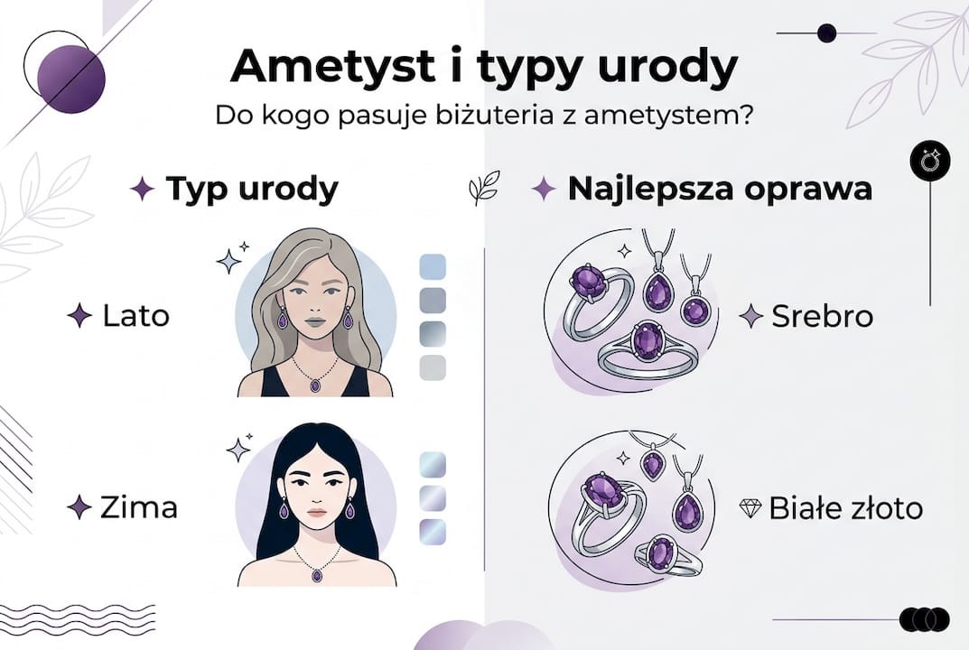 Jak wybrać biżuterię z ametystem: subtelny, fioletowy kamień harmonii - dla kogo i na jakie okazje